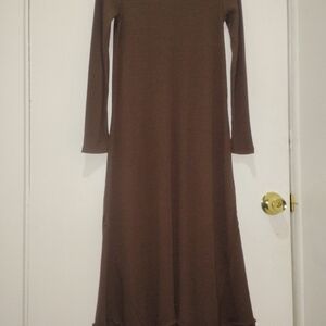Gorgeous Chocolate Brown ZARA Dress